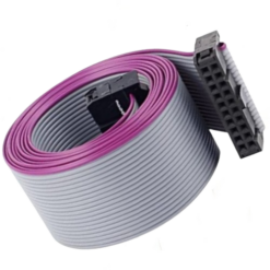 20Pin Flat Ribbon Cable Female To Female 2.54mm 20CM (A Type FRC Cable)-srkelectronics.in